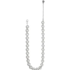 Brighton Medici Link Necklace Silver Sale