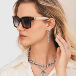 Brighton Medici Link Necklace Silver Sale