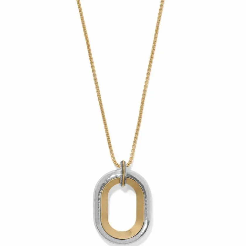 Brighton Medici Two Tone Convertible Necklace Silver-Gold Outlet