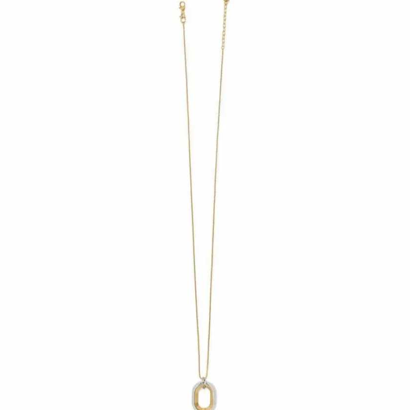 Brighton Medici Two Tone Convertible Necklace Silver-Gold Outlet