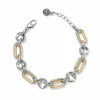Brighton Medici Two Tone Link Bracelet Silver-Gold Outlet