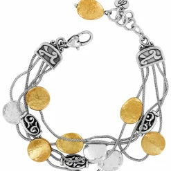 Brighton Mediterranean Bracelet Silver-GoldBrushed Hot