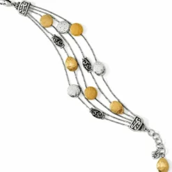 Brighton Mediterranean Bracelet Silver-GoldBrushed Hot