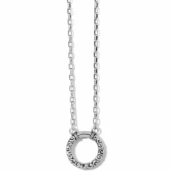 Brighton Mediterranean Charm Holder Necklace Silver Outlet