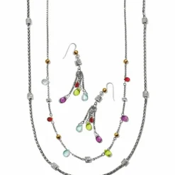 Brighton Meridian Aurora French Wire Earrings Silver-Multi Discount