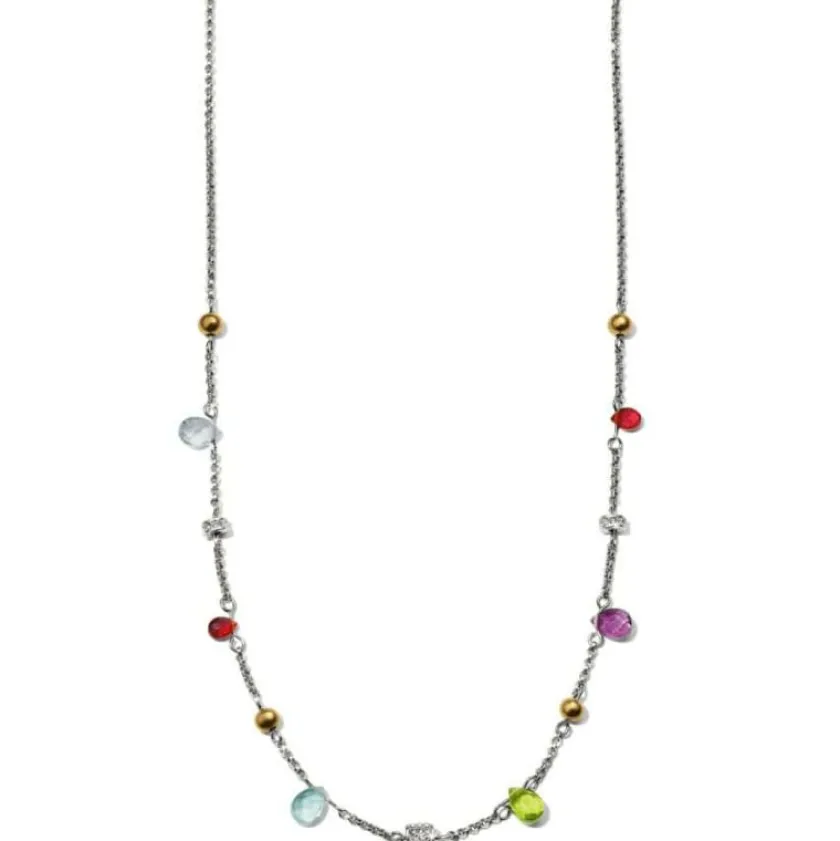 Brighton Meridian Aurora Petite Necklace Silver-Multi New