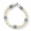 Brighton Meridian Beads Bracelet Silver-Pearl Discount