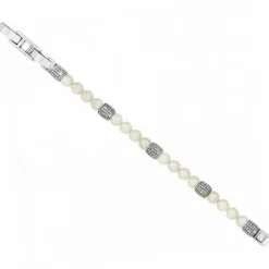 Brighton Meridian Beads Bracelet Silver-Pearl Discount