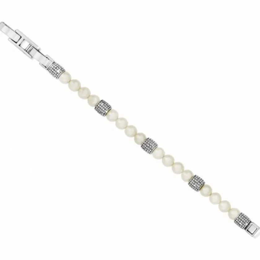 Brighton Meridian Beads Bracelet Silver-Pearl Discount