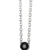 Brighton Meridian Eclipse Disc Necklace Silver-Black Online