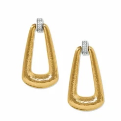 Brighton Meridian Geo Breeze Post Earrings Gold Hot