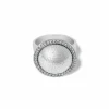 Brighton Meridian Geo Dew Domed Ring Silver Discount