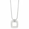 Brighton Meridian Geo Dew Necklace Silver Hot