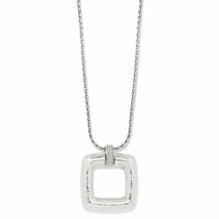 Brighton Meridian Geo Dew Necklace Silver Hot