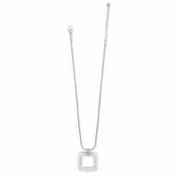 Brighton Meridian Geo Dew Necklace Silver Hot