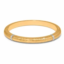 Brighton Meridian Geo Hinged Bangle Gold Fashion