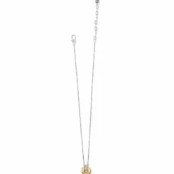 Brighton Meridian Geo Mini Pendant Necklace Gold New