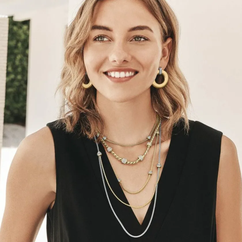Brighton Meridian Geo Post Drop Earrings Gold Online
