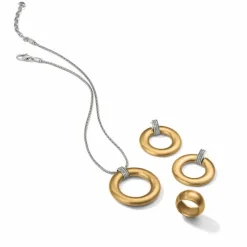 Brighton Meridian Geo Ring Gold Sale