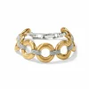 Brighton Meridian Geo Round Link Bracelet Gold Clearance