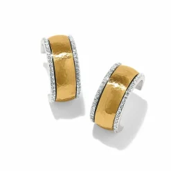 Brighton Meridian Geo Small Hoop Earrings Gold Sale