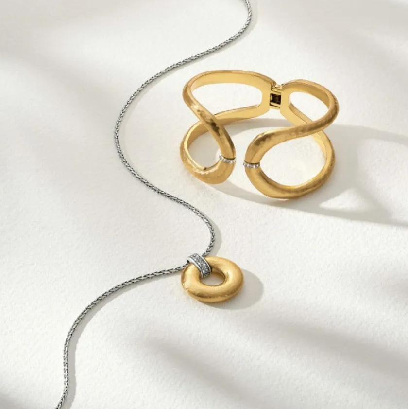 Brighton Meridian Geo Small Necklace Gold Fashion