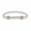 Brighton Meridian Grateful Two Tone Stretch Bracelet Silver-Gold Discount