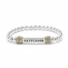 Brighton Meridian Happiness Two Tone Stretch Bracelet Silver-Gold New