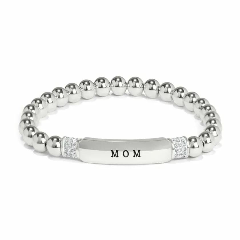 Brighton Meridian Mom Petite Stretch Bracelet Silver Best