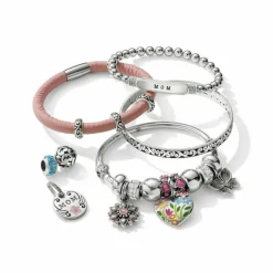 Brighton Meridian Mom Petite Stretch Bracelet Silver Best