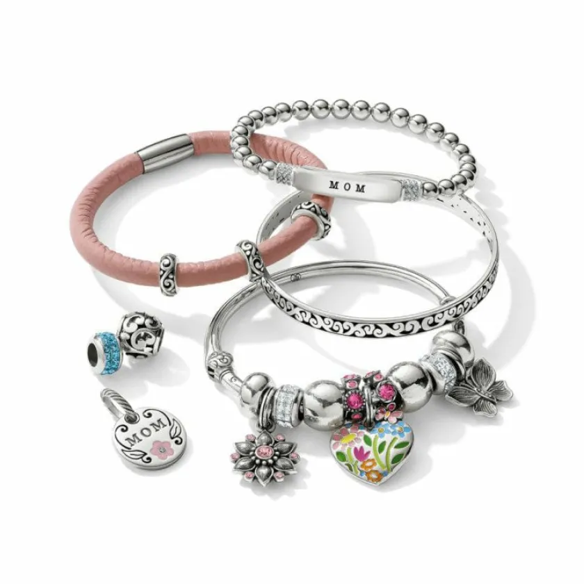 Brighton Meridian Mom Petite Stretch Bracelet Silver Best