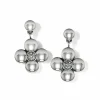 Brighton Meridian Olympia Post Drop Earrings Silver Best