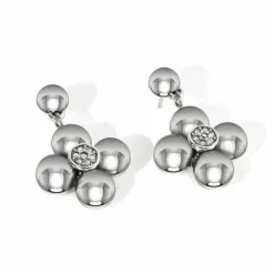 Brighton Meridian Olympia Post Drop Earrings Silver Best