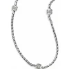 Brighton Meridian Petite Classic Long Necklace Silver New