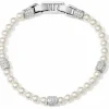 Brighton Meridian Petite Pearl Bracelet Silver-White New
