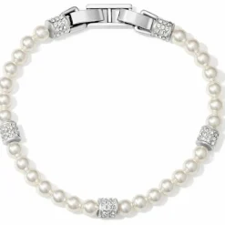 Brighton Meridian Petite Pearl Bracelet Silver-White New