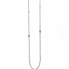 Brighton Meridian Petite Pearl Two Tone Long Necklace Silver-Pearl Best
