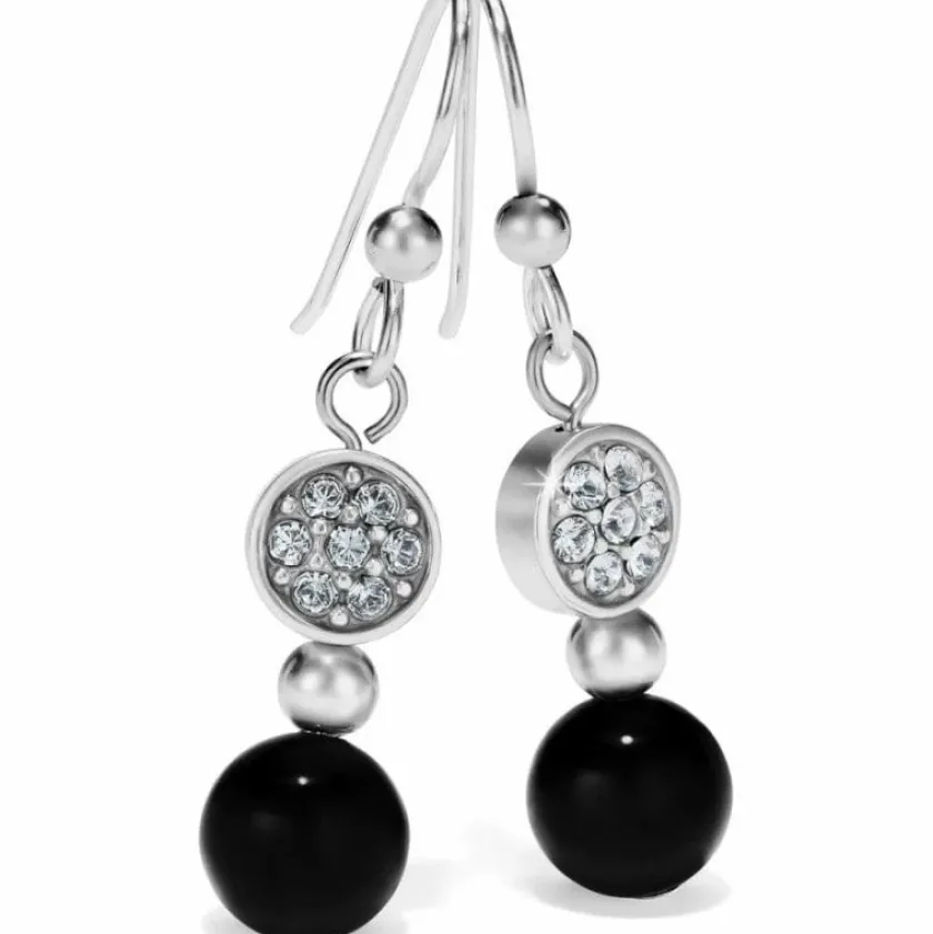 Brighton Meridian Petite Prime French Wire Earrings Silver-Black Online