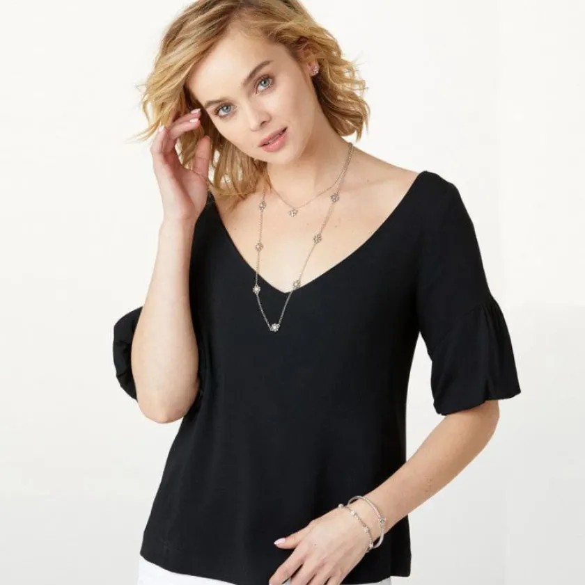 Brighton Meridian Petite Station Necklace Silver Hot
