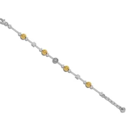 Brighton Meridian Prime Bracelet Silver-Gold Clearance