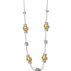 Brighton Meridian Prime Short Necklace Silver-Gold Online