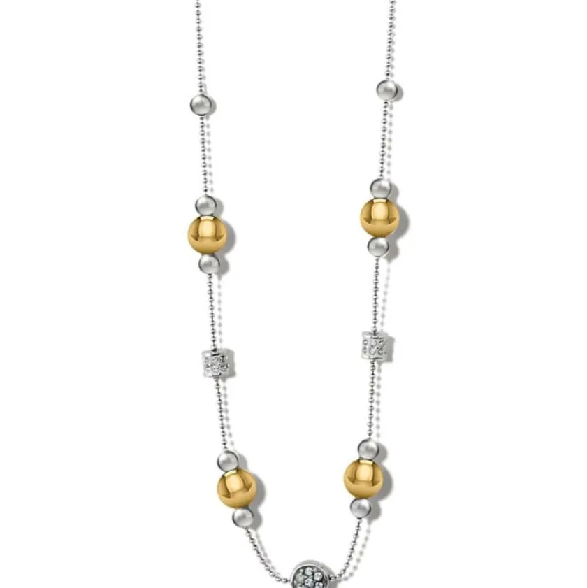 Brighton Meridian Prime Short Necklace Silver-Gold Online