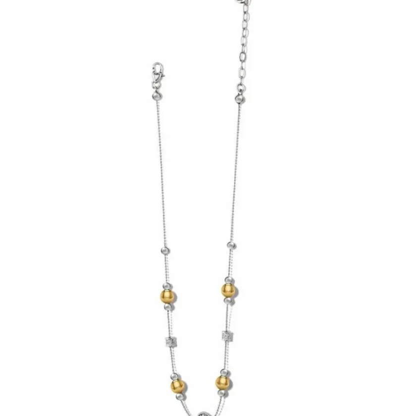 Brighton Meridian Prime Short Necklace Silver-Gold Online