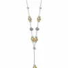 Brighton Meridian Prime Y Necklace Silver-Gold Outlet