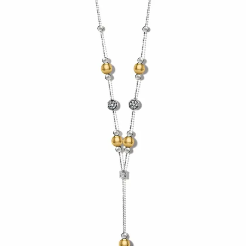 Brighton Meridian Prime Y Necklace Silver-Gold Outlet