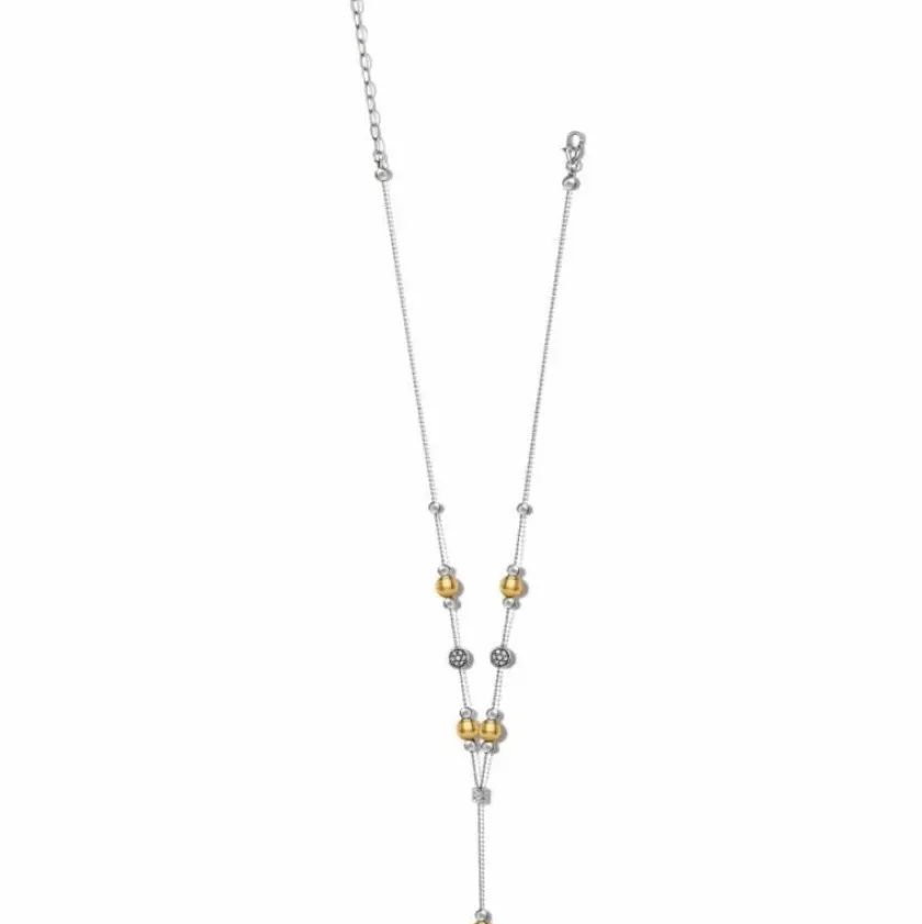 Brighton Meridian Prime Y Necklace Silver-Gold Outlet