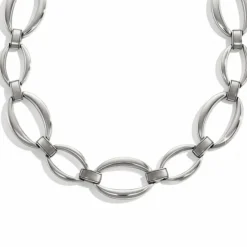 Brighton Meridian Swing Statement Necklace Silver Clearance