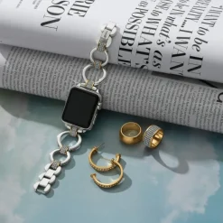 Brighton Meridian Tempo Watch Band Silver-Gold Sale