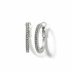 Brighton Meridian Thin Small Hoop Earrings Silver Sale