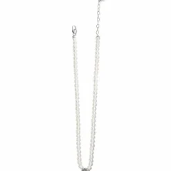 Brighton Meridian Zenith Heart Pearl Necklace Silver-Pearl Online